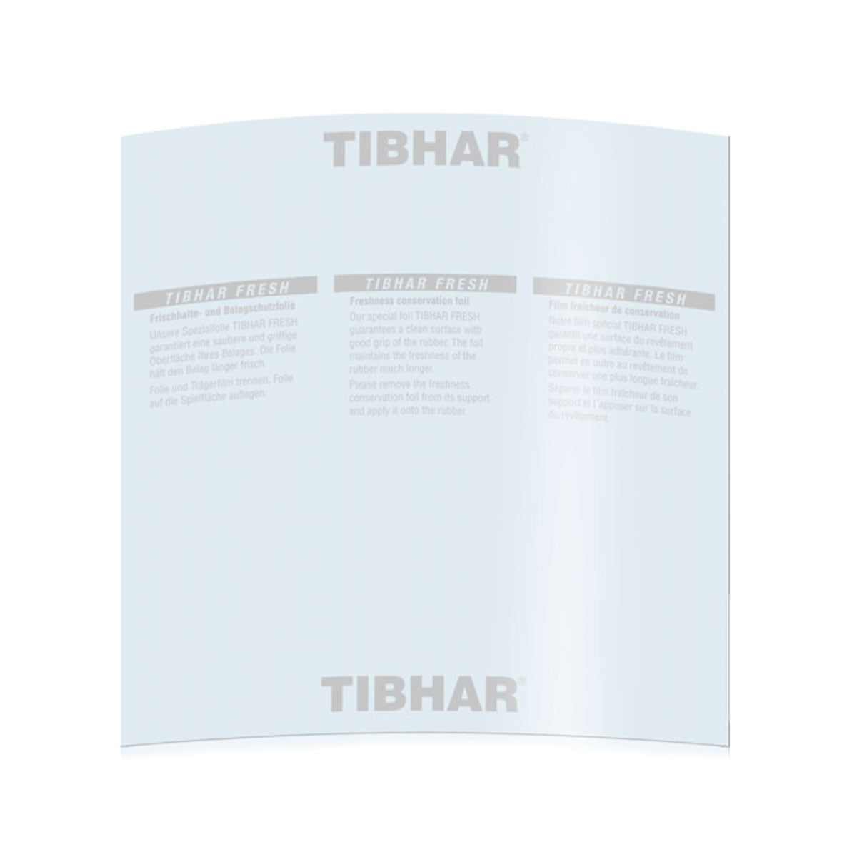 Tibhar Fresh - Rubber Protection Film